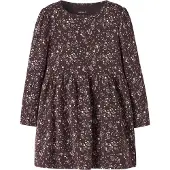 Name it Kjole - NmfOceana - Chocolate Plum - - 4 år (104) - Kjole