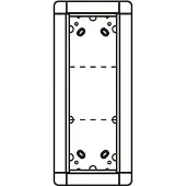 Ritto By Schneider Schneider Electric Portier UP-ramme for 3-fag 1881320 (1881320) 141x334mm