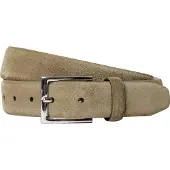 Hackett London for man. HM4100070 Beige Feather Edge leather belt (38), Casual, Classic, Suede