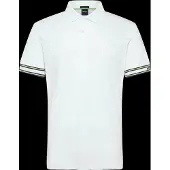BOSS for man. 50544448 Polo Zone white (XXL), Casual, Cotton, Short sleeve