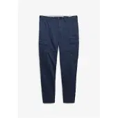 Superdry for man. M7011512A Navy Regular Taper cargo pants (33/32), Casual, Cotton