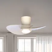 Mantra-Iluminacion LED-takvifte Nenufar, hvit, DC, stillegående, CCT, 74 cm