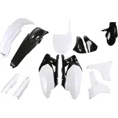 Ufo Yamaha Yzf 450 2011-2013 Yakit317f-999w Fork Protectors &amp; Plastsett