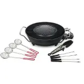 Tristar PZ-9131 Koreansk hot pot-grill/fonduegryte 1800 W 3 l, svart