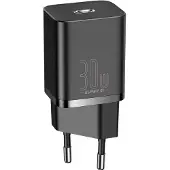 Baseus Super Si Quick Lader 30W - USB-C - Svart
