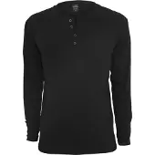 Urban Classics Basic Henley Langarmet T-skjorte