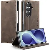CASEME Samsung Galaxy Z Fold8 Ultra 013 Series Lommebok-deksel - Kaffe