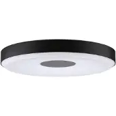 Paulmann LED-taklampe Puric Pane II, svart, 3-trinns dimbar.