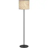 Eglo Butterburn gulvlampe, høyde 162 cm, beige/grønn, metall/stoff