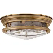 Quintiesse Utendørs taklampe Hadrian, bronse/klar, 31 cm, IP44