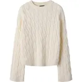 LMTD Genser - Strikk - NlfNatala - Antique White - - 11-12 år (146-152) - Genser
