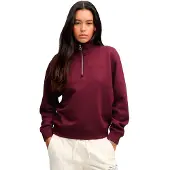 Superdry Signature Embroidered Halv Glidelås Genser