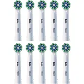 Oral-B Pro CrossAction børstehoder 10 stk., svart