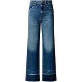 Pepe Jeans for woman. PL2051143 Rae Wide Leg Blue Jeans (24/30), Casual, Cotton, Denim
