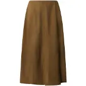 Pepe Jeans for woman. PL9011960 Kara beige leather skirt (M), Casual, Suede