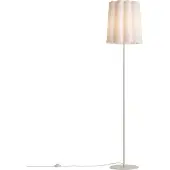 QAZQA Japandi gulvlampe beige med stoffskjerm 160 cm - Jenni