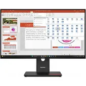 Lenovo ThinkVision T27-40 - LED-skjerm - 27" - 1920 x 1080 Full HD (1080p) @ 120 Hz - IPS - 300 cd/m² - 1500:1 - 4 ms - HDMI, VGA, DisplayPort - ek...