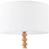 LUCANDE gulvlampe Karlie, høyde 155 cm, hvit, tre, E27