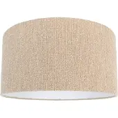 QAZQA Bouclé Fabric Lampshade in Beige, 50/50/25cm
