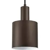 LINDBY hengelampe Ovelia, brun, 4 lyskilder, metall, E27