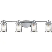 Quintiesse Vegglampe til baderomsvegg Ashland Bay, 4 lys, krom