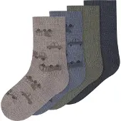 Name it Sokker - NmmWak - 4-pack - Satellitt/4p Sate Jaq+ Ombre - - 22/24 - Sokker