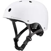 Wozinsky lett BMX-/sparkesykkelhjelm S - hvit