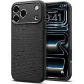 Spigen Liquid Air-etui til iPhone 18 Pro / 17 Pro – matt svart