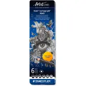 Staedtler Pencil Lumograph black x6 100% PEFC