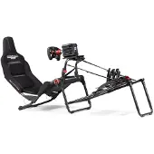 Next Level Racing Formula Lite Pro sammenleggbar racingcockpit, 130 kg, svart