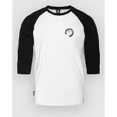 Horsefeathers Mocker Raglan Langermet T-skjorte hvit