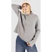 Blue Tomato Double Zip Knit Strikket genser grå