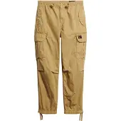 Superdry for man. M7011133A Parachute beige baggy trousers (32/32), Casual, Cotton