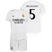 Real Madrid 25/26 Bellingham Hjem Kortskjorte Sett