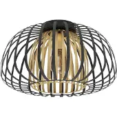 Eglo Taklampe Encinitos, svart/messing