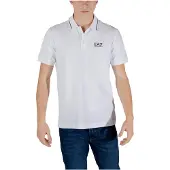 Emporio Armani for man. 8NPF16_PJVUZ Casual white polo shirt (XXL), Cotton, Short sleeve