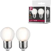 Paulmann LED-dråpe E27 5W 2 700K matt 2er