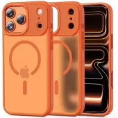 TechProtection MagMat MagSafe-etui til iPhone 17 Pro – oransje