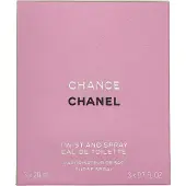 Chanel Chance edt 3x20ml emballasje + påfyll