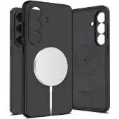 Tech-Protect Samsung Galaxy S26 flytende silikon-deksel - MagSafe-kompatibel - Svart
