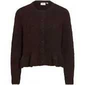 Vila Vbows Kneppet Strikket Cardigan