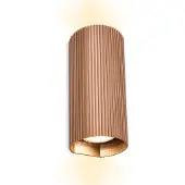 Briloner Vegglampe Ida, brun, plast, Ø 8,5 cm, GU10