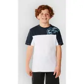 Rip Curl Archive Thrashed Panel Kids T-skjorte hvit