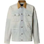 Pepe Jeans for man. PM4027311 Walt Worker Jacket blue (L), Casual, Denim