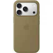 Apple silikonetui til iPhone 18 Pro med MagSafe (oliven)