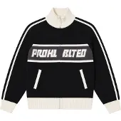 Prohibited Letterman Knit Strikket genser svart