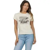 Salty Crew Truck Stop Modern T-skjorte hvit
