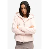 Superdry Signature Embroidered Borg Genser Med Hel Glidelås