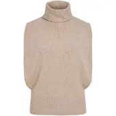 ROUGE EDIT Høyhalset Strikket Vest