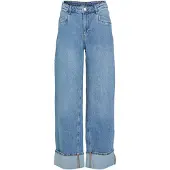Vila Vifola High Waist Jeans Med Vid Passform